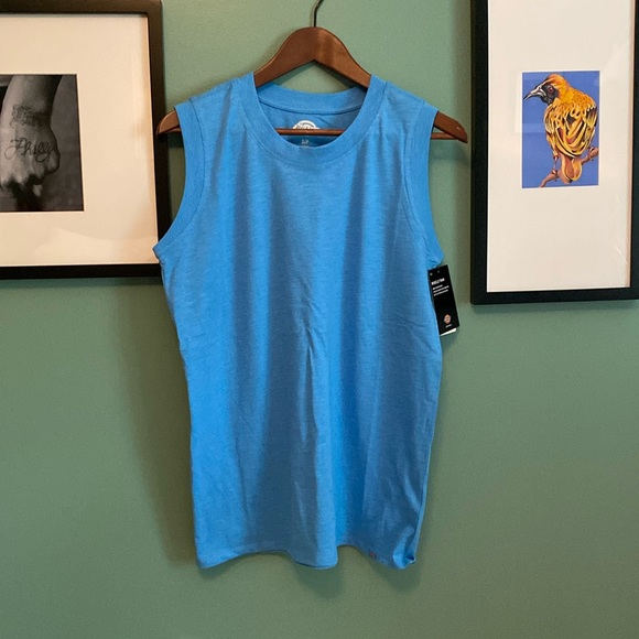 NWT Dickies Women’s Muscle Tank S/P Blue - Picture 4 of 6